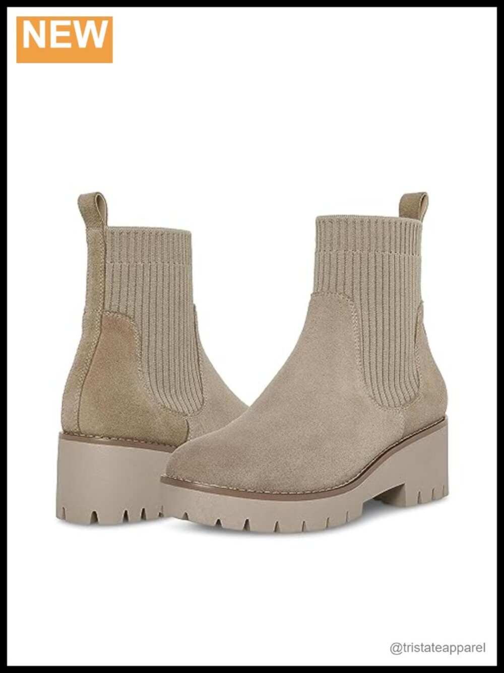 Blondo Women's Darren Waterproof Ankle Booties Suede Leather Block Heel Pull-On